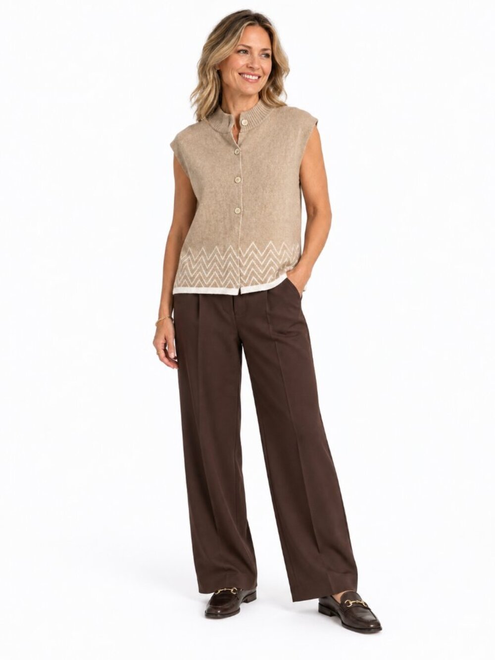 Note di Anita Italian Wool Cashmere Blend Cape Cardigan